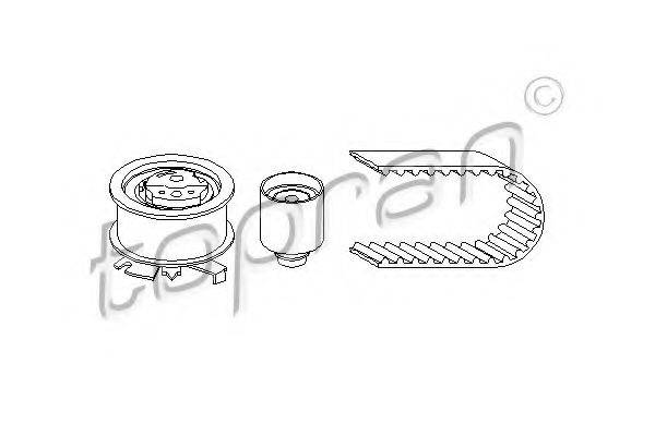 TOPRAN 111198 Комплект ремня ГРМ