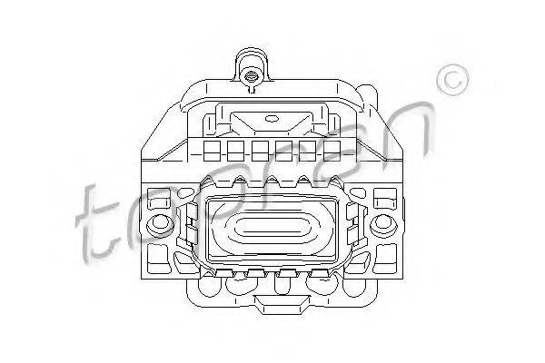 TOPRAN 111896 Подвеска, двигатель