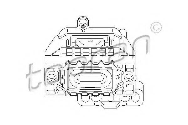 TOPRAN 111899 Подвеска, двигатель