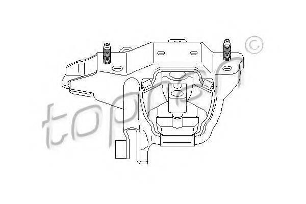 TOPRAN 110319 Подвеска, ступенчатая коробка передач