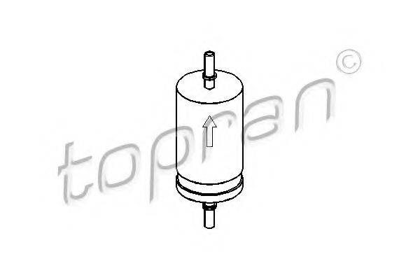 TOPRAN 107693 Топливный фильтр