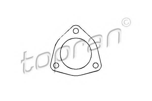 TOPRAN 107201 Прокладка, труба выхлопного газа