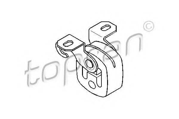 TOPRAN 110138 Кронштейн, глушитель