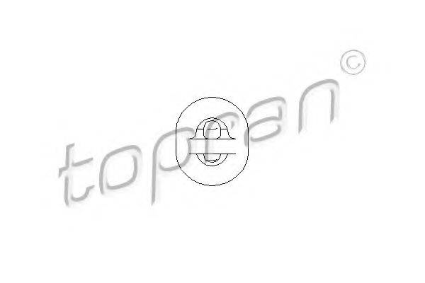 TOPRAN 104403 Кронштейн, глушитель