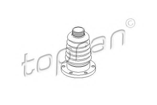 TOPRAN 109250 Пыльник, приводной вал
