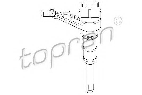 TOPRAN 109665 Датчик, участок пути