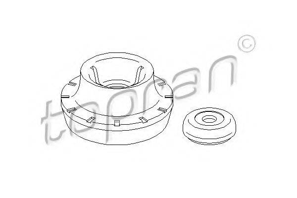 TOPRAN 108557 Опора стойки амортизатора
