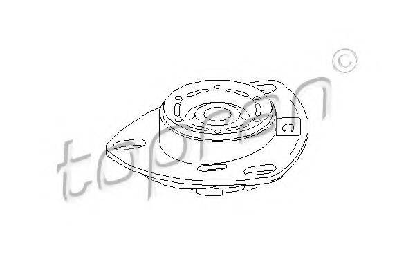 TOPRAN 103745 Опора стойки амортизатора