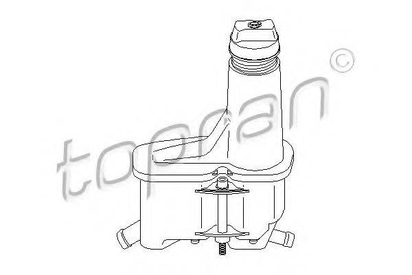 TOPRAN 108568 Компенсационный бак, гидравлического масла услителя руля