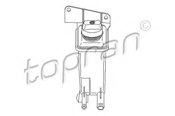 TOPRAN 110689 Компенсационный бак, гидравлического масла услителя руля