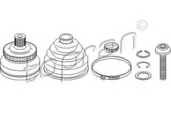 TOPRAN 109397 Шарнирный комплект, приводной вал