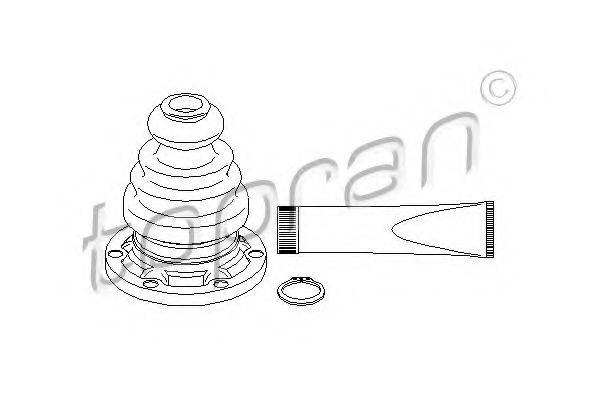 TOPRAN 104078 Комплект пылника, приводной вал