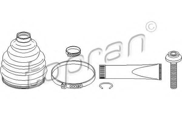 TOPRAN 111683 Комплект пылника, приводной вал