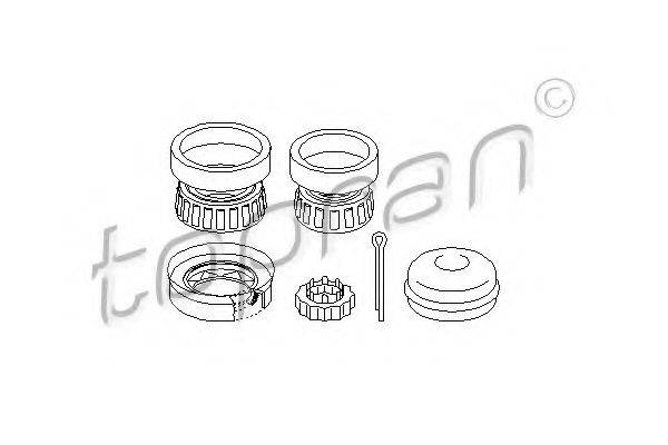 TOPRAN 109702 Комплект подшипника ступицы колеса