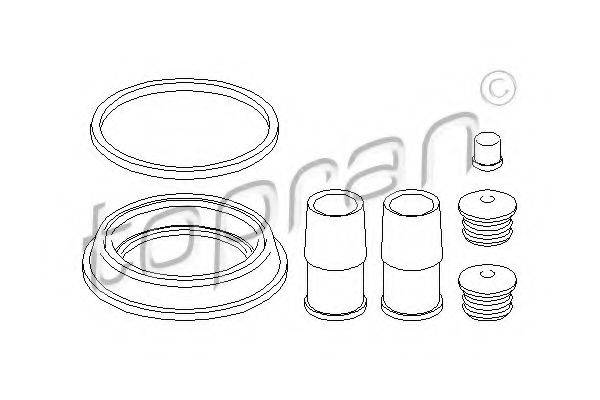 TOPRAN 111223 Ремкомплект, тормозной суппорт