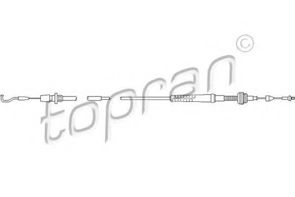 TOPRAN 103603 Тросик газа