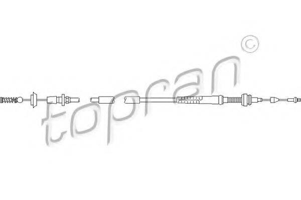 TOPRAN 103085 Тросик газа