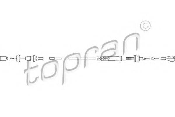 TOPRAN 103082 Тросик газа