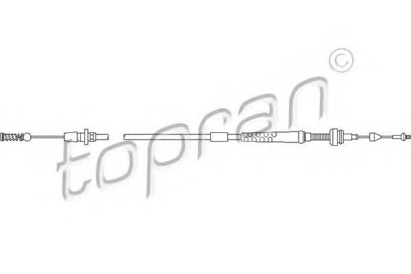 TOPRAN 103086 Тросик газа