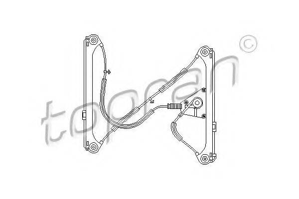 TOPRAN 111713 Подъемное устройство для окон