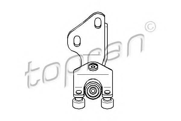 TOPRAN 111471 Направляющая ролика, сдвижная дверь