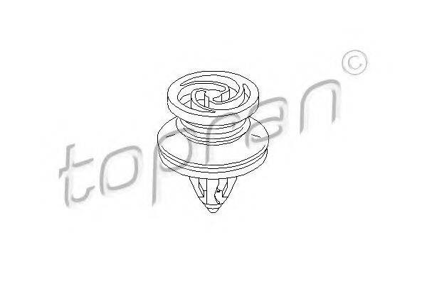 TOPRAN 111108 Зажим, молдинг / защитная накладка