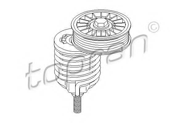 TOPRAN 108495 Натяжитель ремня, клиновой зубча