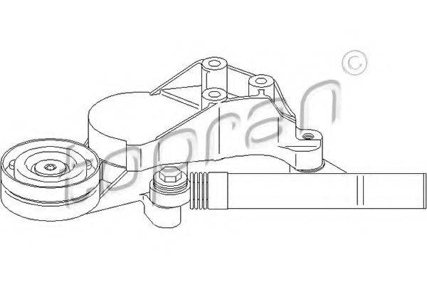 TOPRAN 109172 Натяжитель ремня, клиновой зубча