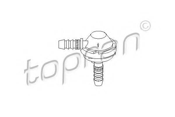 TOPRAN 112282 Клапан, управление воздуха-впускаемый воздух