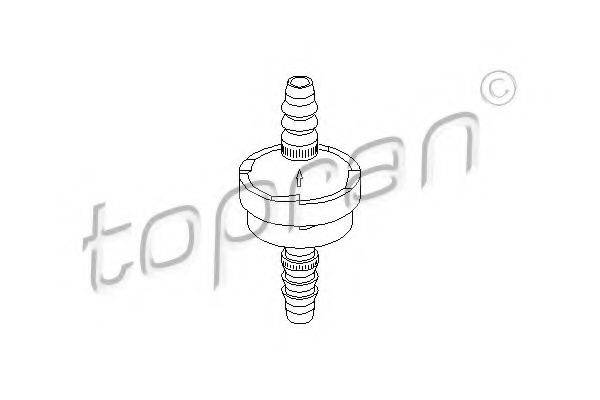 TOPRAN 112283 Клапан, управление воздуха-впускаемый воздух