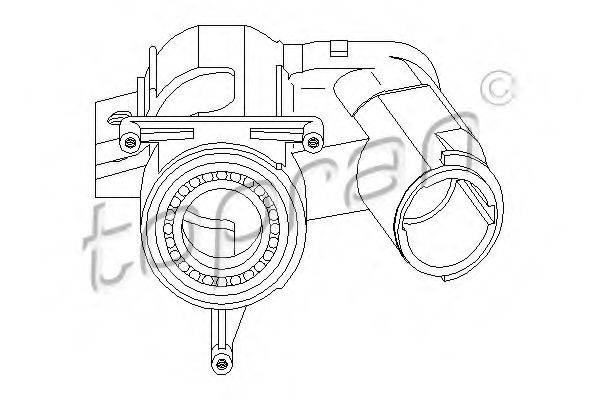 TOPRAN 102413 Замок вала рулевого колеса