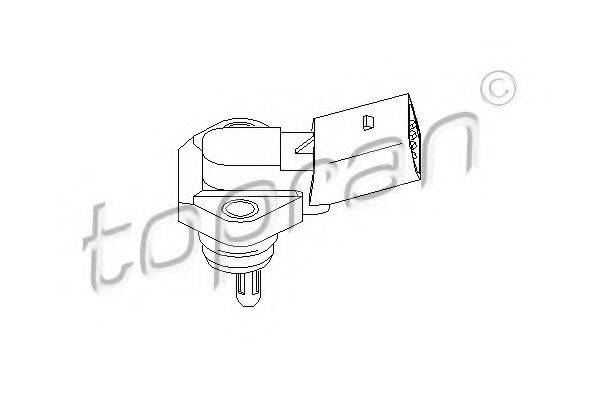 TOPRAN 111417 Датчик, давление во впускном газопроводе