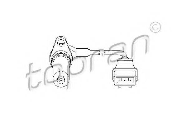 TOPRAN 111371 Датчик частоты вращения, управление двигателем
