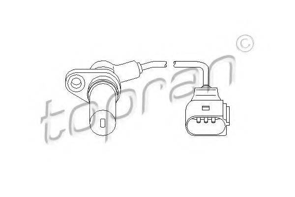 TOPRAN 111370 Датчик частоты вращения, управление двигателем