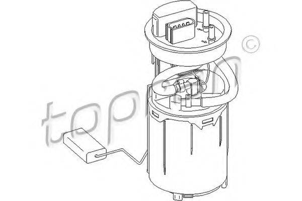 TOPRAN 110581 Топливный насос