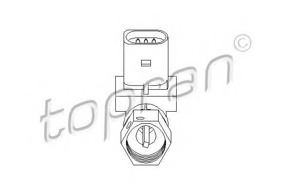 TOPRAN 109750 Датчик, участок пути