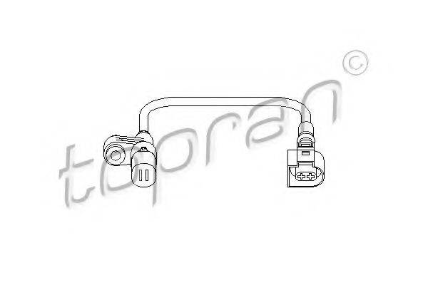 TOPRAN 110723 Датчик, частота вращения колеса