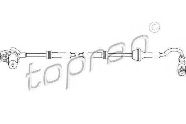 TOPRAN 111078 Датчик, частота вращения колеса
