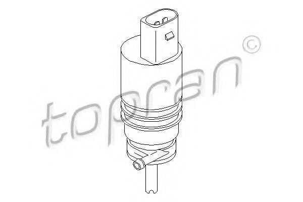 TOPRAN 107818 Водяной насос, система очистки окон