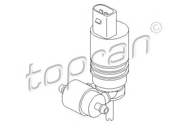 TOPRAN 107819 Водяной насос, система очистки окон