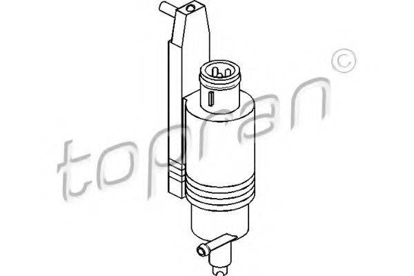 TOPRAN 107282 Водяной насос, система очистки окон