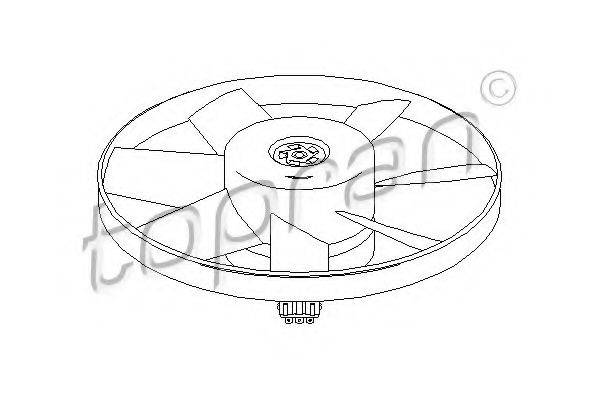 TOPRAN 107716 Вентилятор, охлаждение двигателя