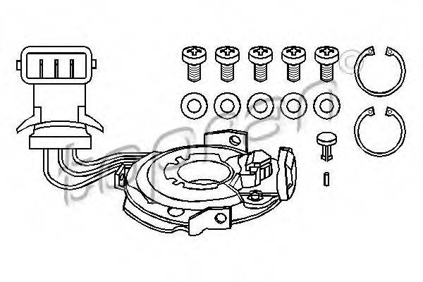 TOPRAN 100665 Датчик, импульс зажигания