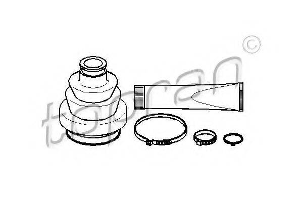 TOPRAN 206217 Комплект пылника, приводной вал