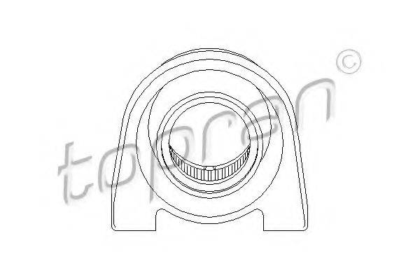 TOPRAN 205500 Подвеска, карданный вал