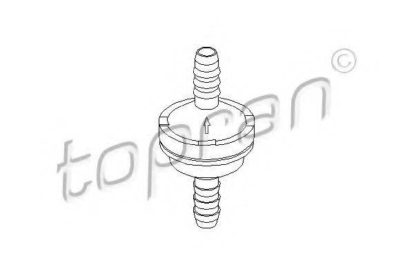 TOPRAN 206111 Клапан, усилитель тормозного механизма
