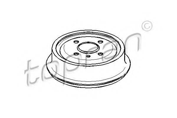 TOPRAN 200930 Тормозной барабан