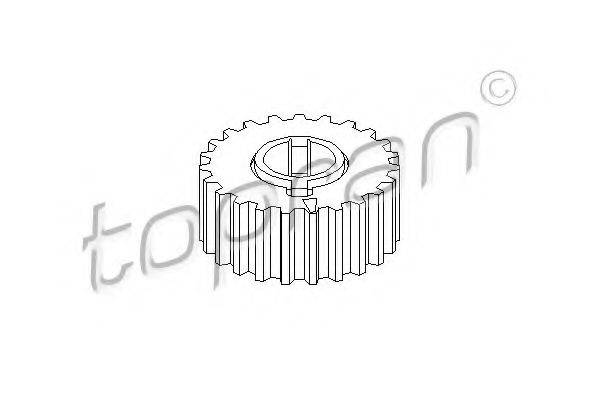 TOPRAN 205539 Шестерня, коленчатый вал