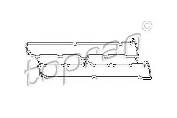 TOPRAN 206133 Прокладка, крышка головки цилиндра
