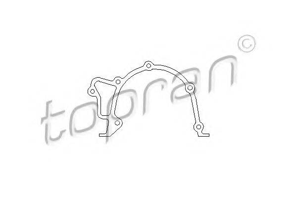 TOPRAN 201286 Прокладка, масляный насос